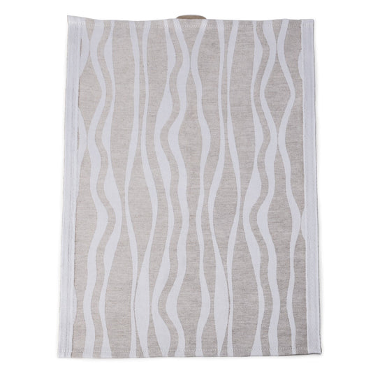 Linen Bar Towel — Wood Pattern