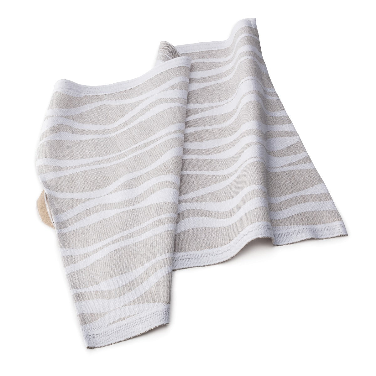 Linen Bar Towel — Wood Pattern