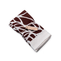 Garnet Leaf Block Print Napkins - Set of 2 view 1