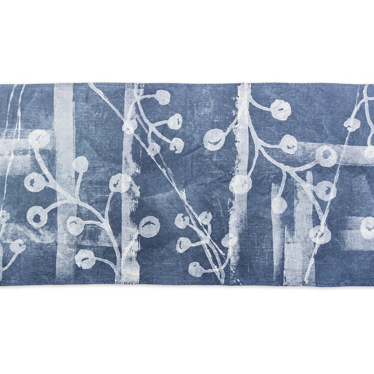 Linen Runner, 67" — Blue Berries