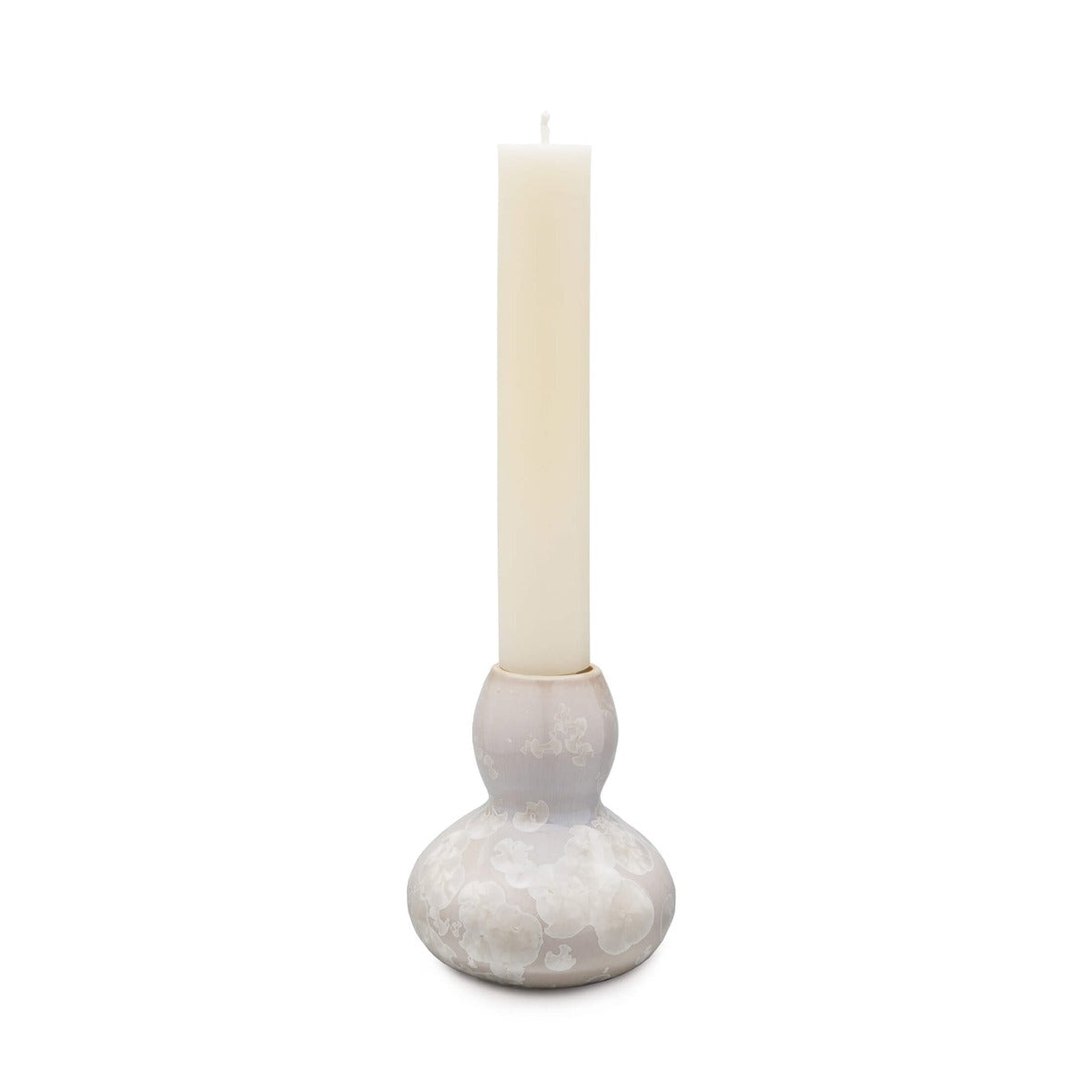 Woodstock Pottery Candlestick — Crystalline Candent