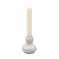 Crystalline Woodstock Candlestick - 2nd - Candent White view 1