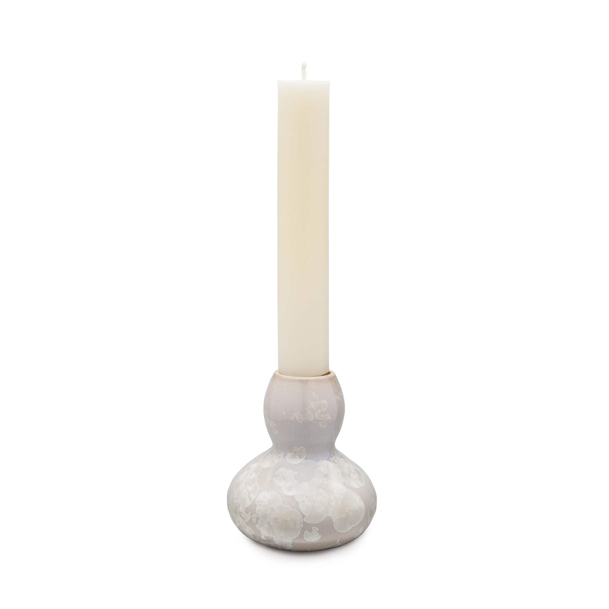 Crystalline Woodstock Candlestick - 2nd - Candent White