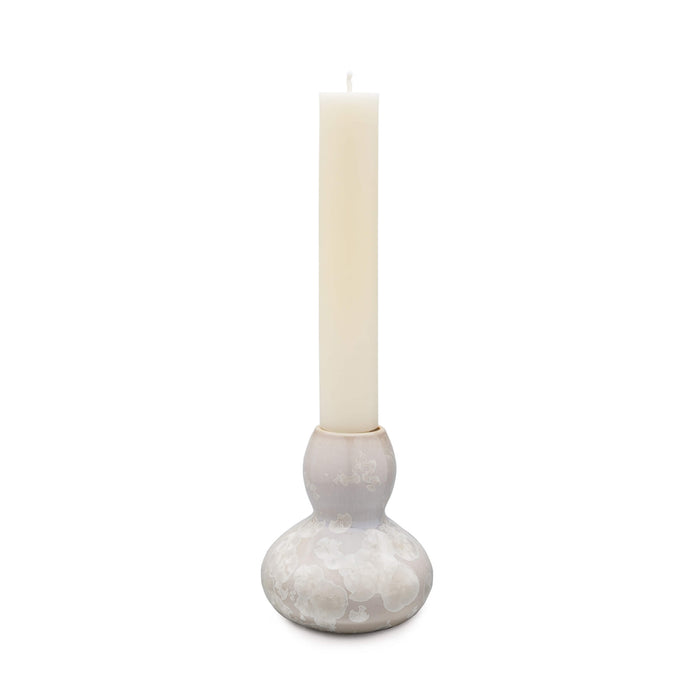 Crystalline Woodstock Candlestick - 2nd - Candent White view 1