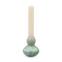 Crystalline Woodstock Candlestick - 2nd - Jade view 1