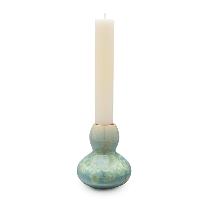Crystalline Woodstock Candlestick - 2nd - Jade view 1