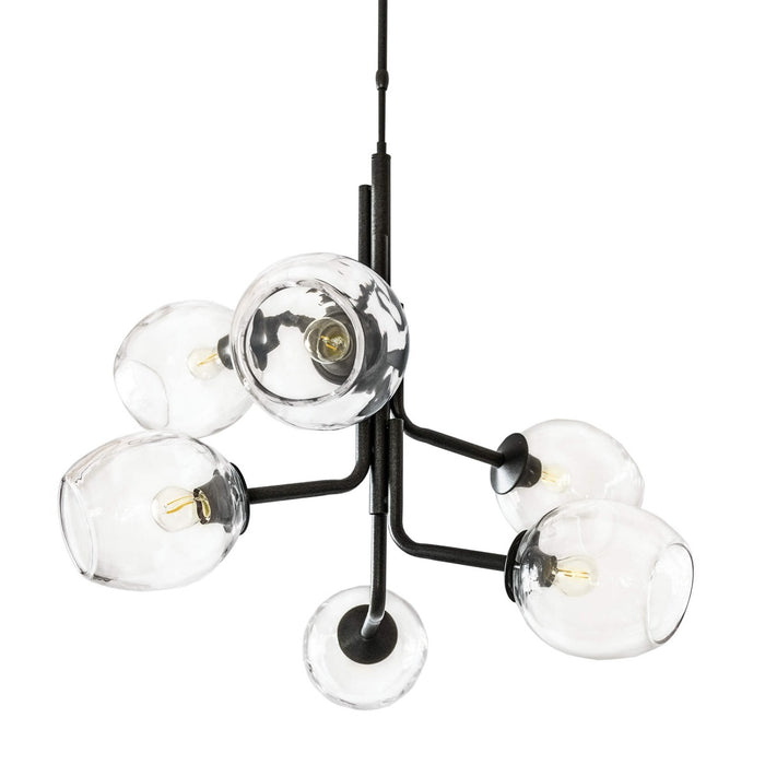 Caledonia Chandelier with 6 Globes view 1