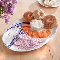 Burlington Oval Platter - L - Artisan Blue view 4