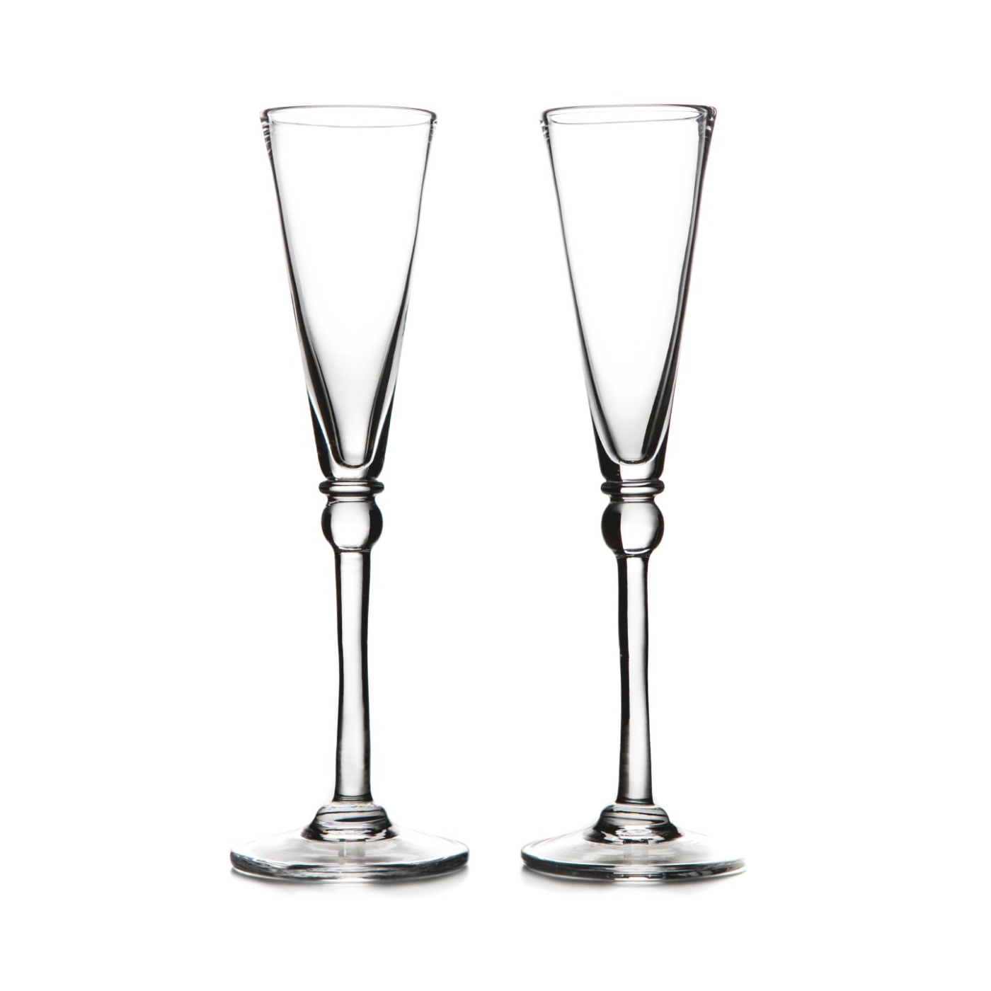 22 Inch Decorative Short Stem Glass Champagne Flute Hurricane Vase