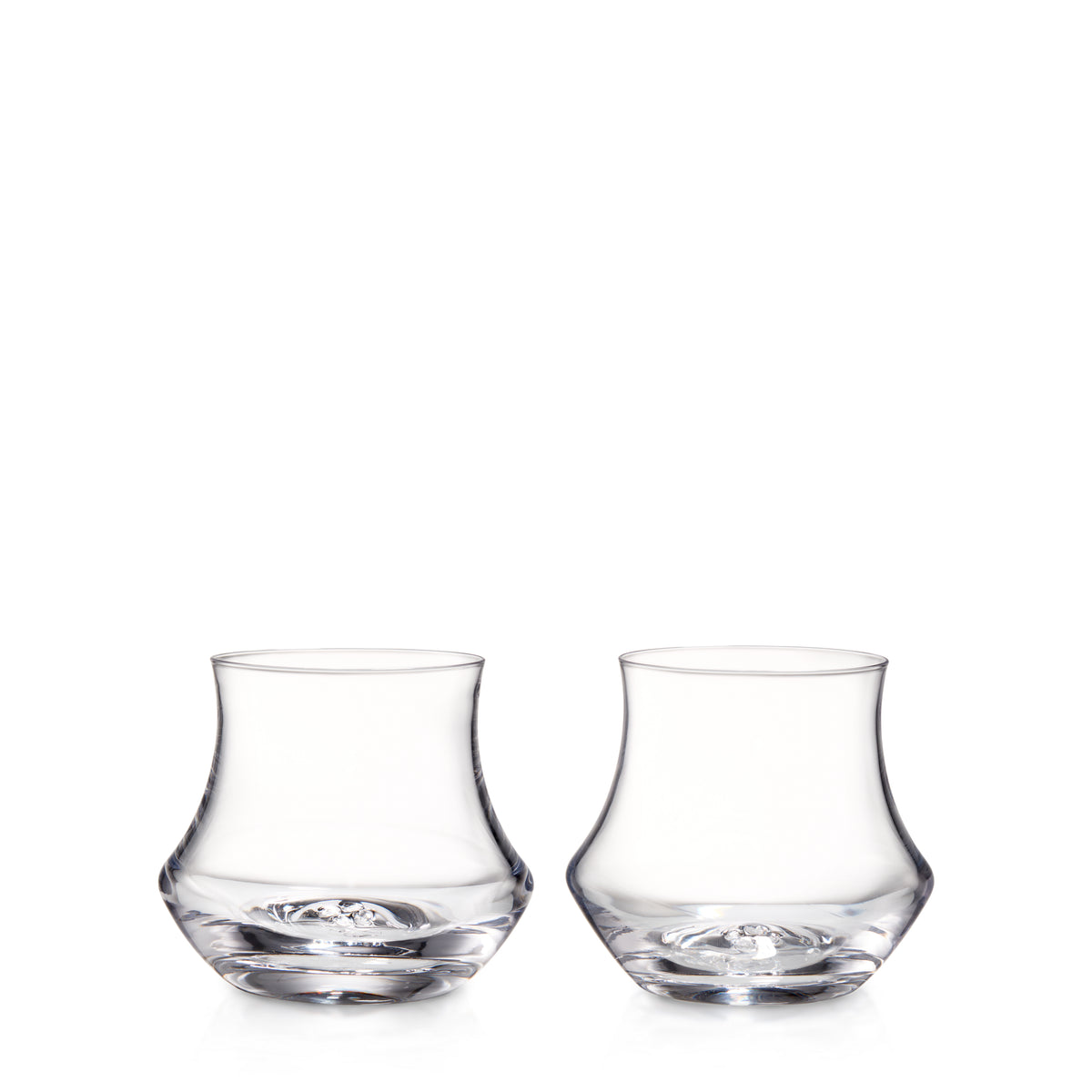 Simon Pearce Madison Stemless Wine Glasses, Set of 2