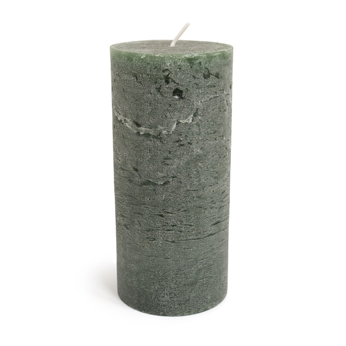 Rasteli Hunter Green Pillar Candle view 2