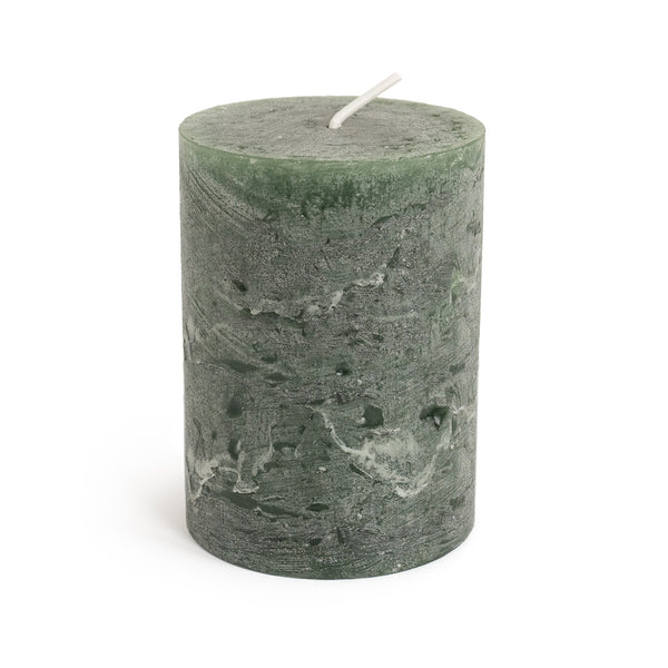 Rasteli Hunter Green Pillar Candle view 1
