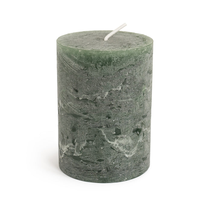 Rasteli Hunter Green Pillar Candle view 1
