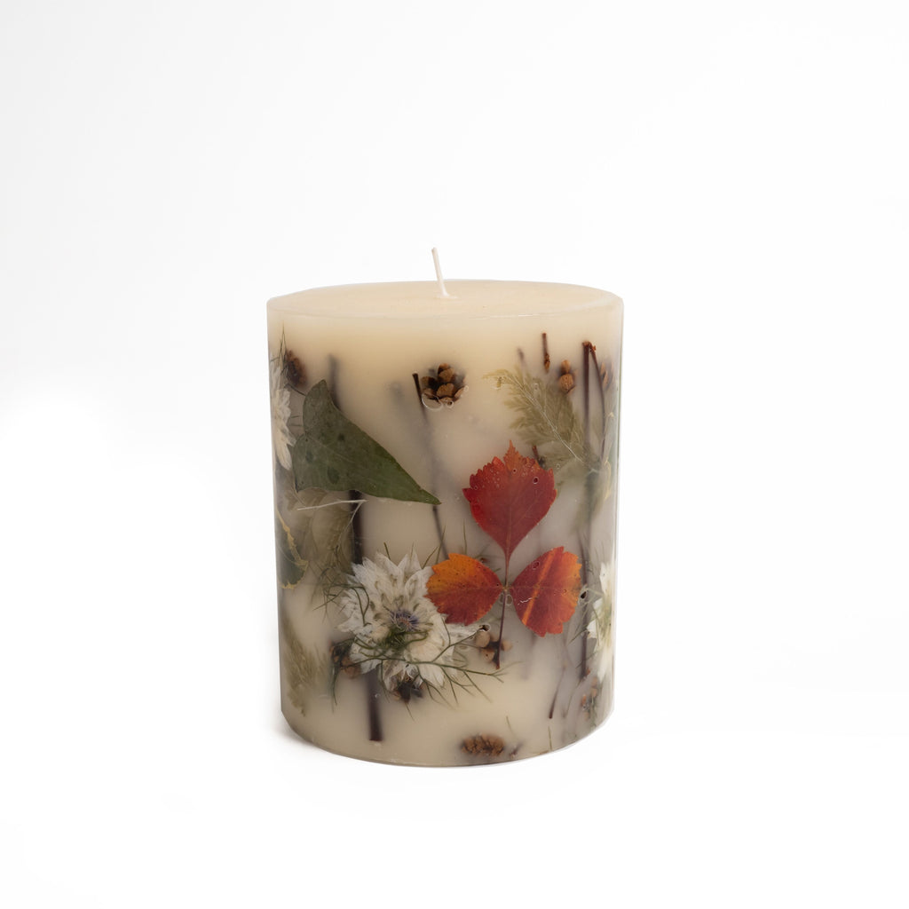 Rosy Rings Forest Pillar Candle - 4.5 x 5.5 view 1