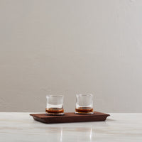 Shoreham Whiskey Duo with Walnut Wood Base view 2