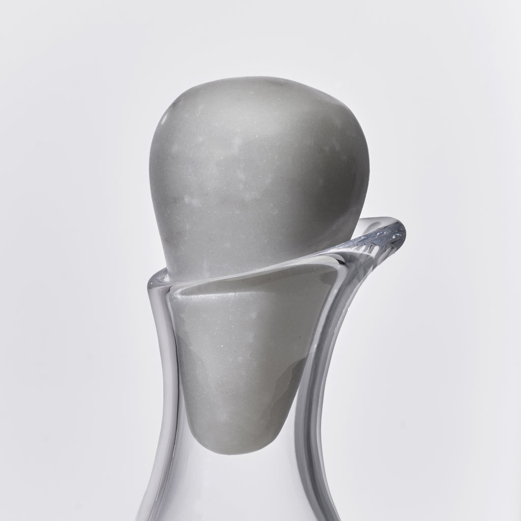 Vintner Wine Decanter with Marble Stopper view 5