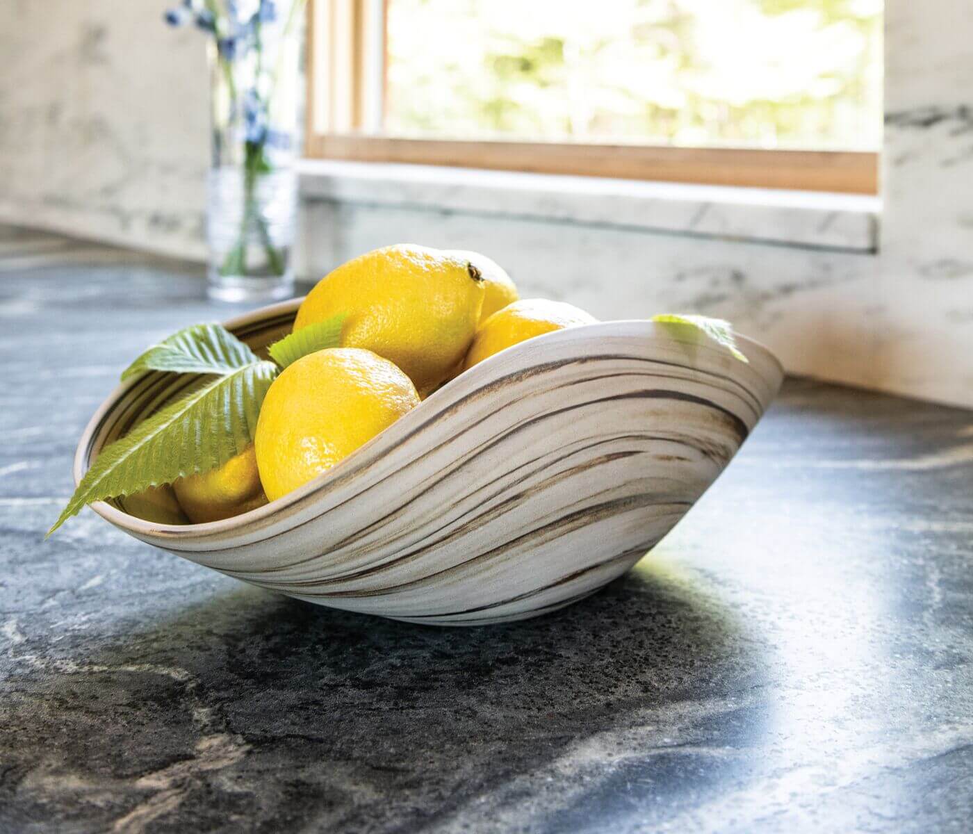 Simon Pearce Beachstone Bowl, Medium - Thumbnail 3