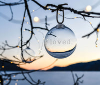 Round Ornament — LOVED view 2