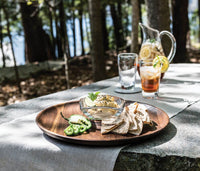 Woodbury Chip and Dip with Wood Base view 3