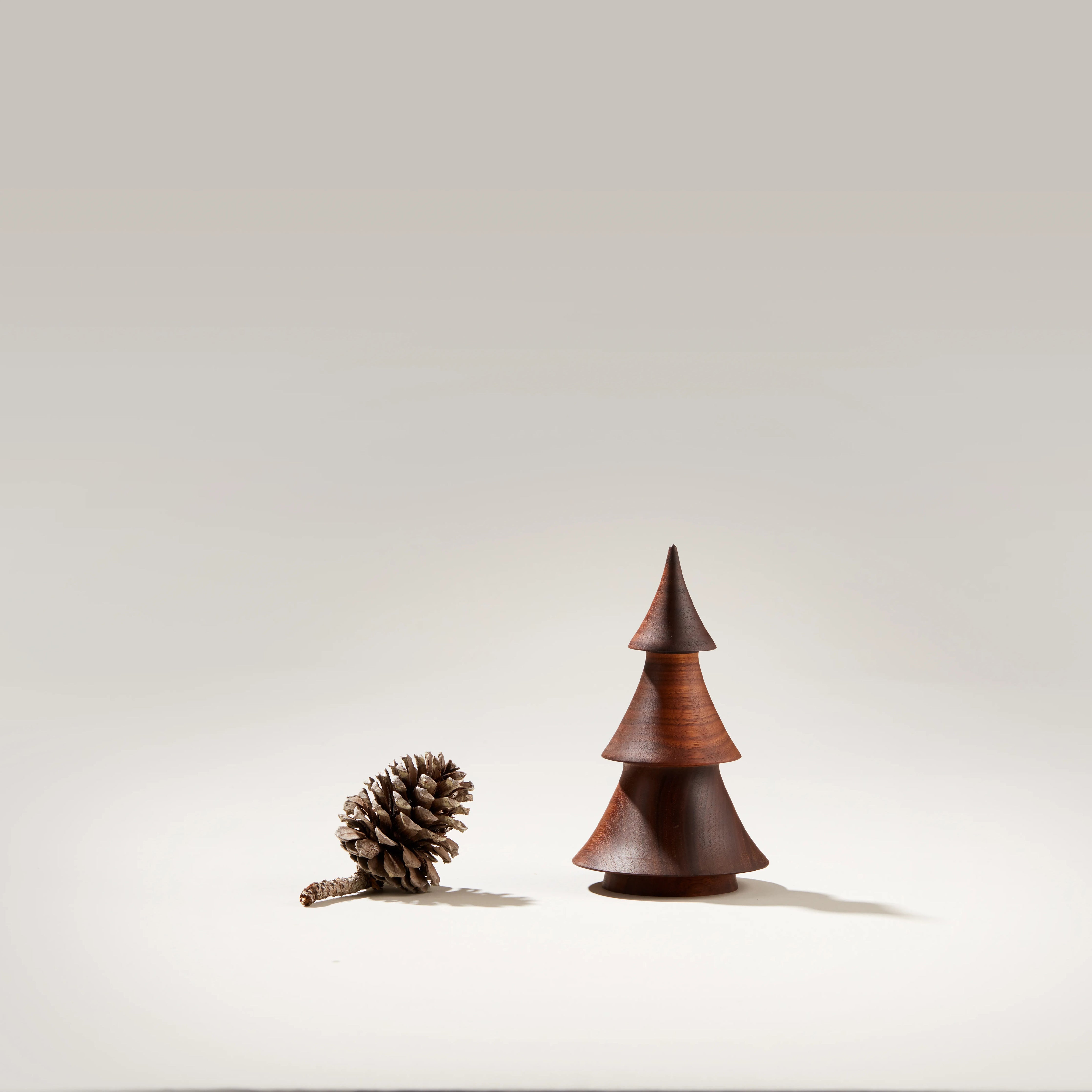 Simon Pearce Evergreen Figurine | Hand-Turned Walnut Wood