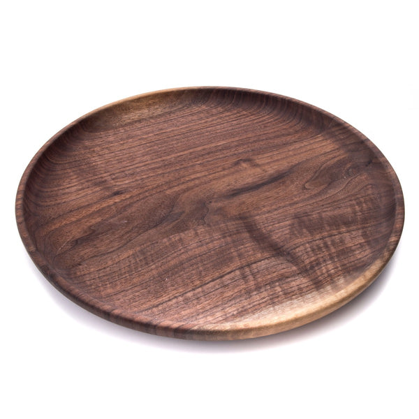 Round Tray, 16" — Black Walnut view 1