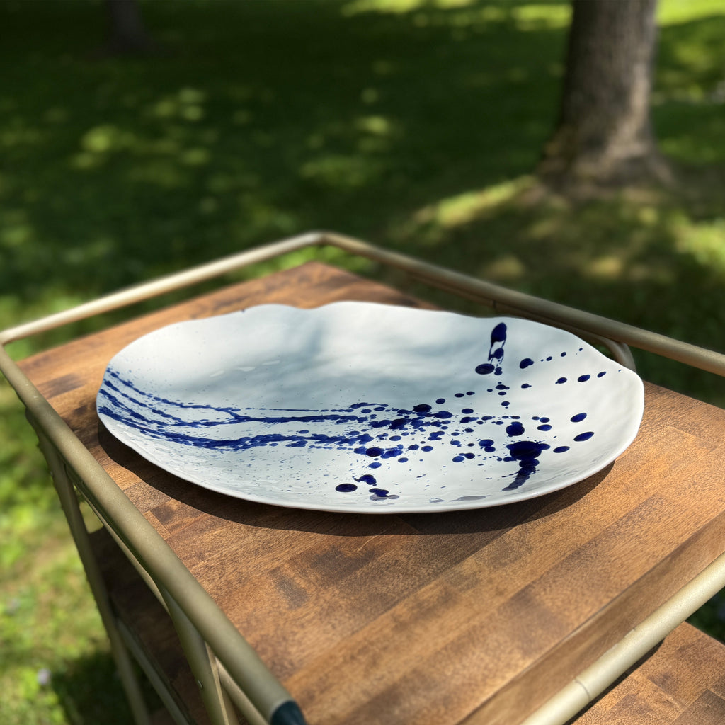 Burlington Oval Platter - L - Artisan Blue view 3