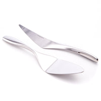Cake Knife + Server — Stainless Steel view 1