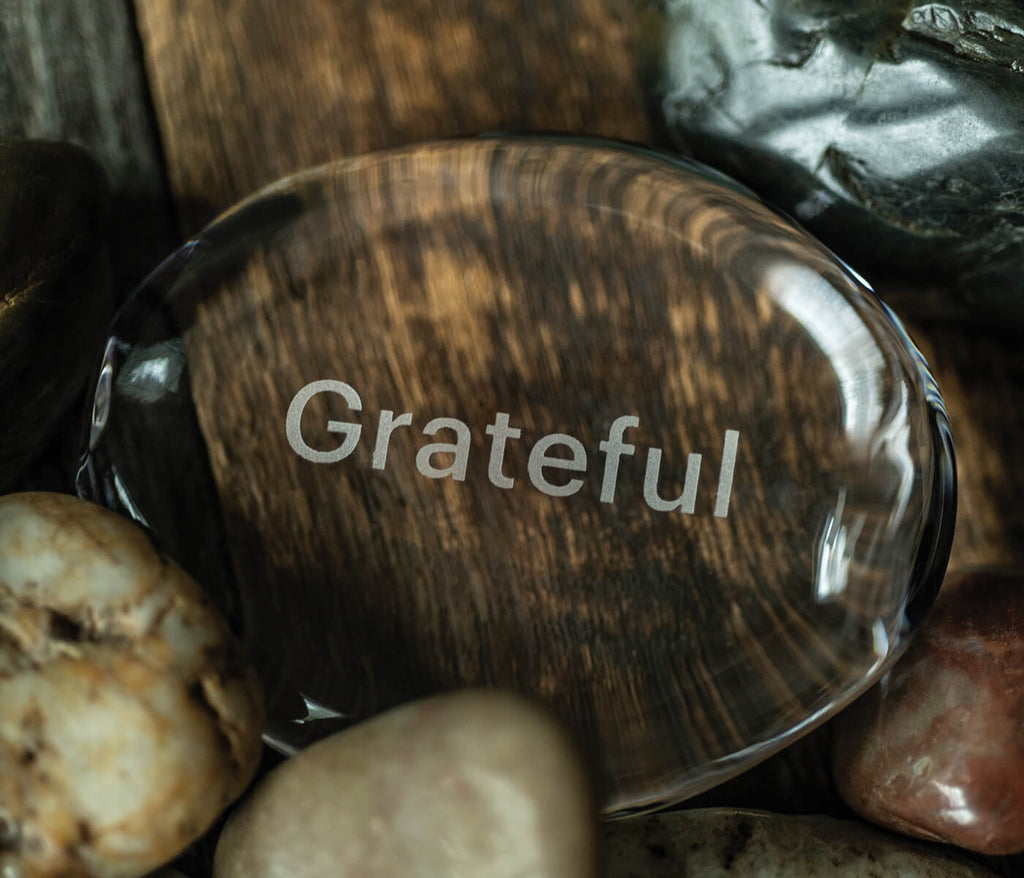LoveYourBrain Intention Stone — GRATEFUL view 3