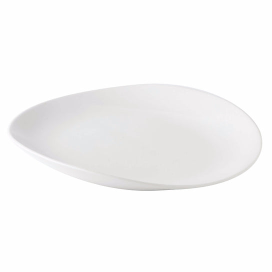 Barre Dinner Plate — Alabaster