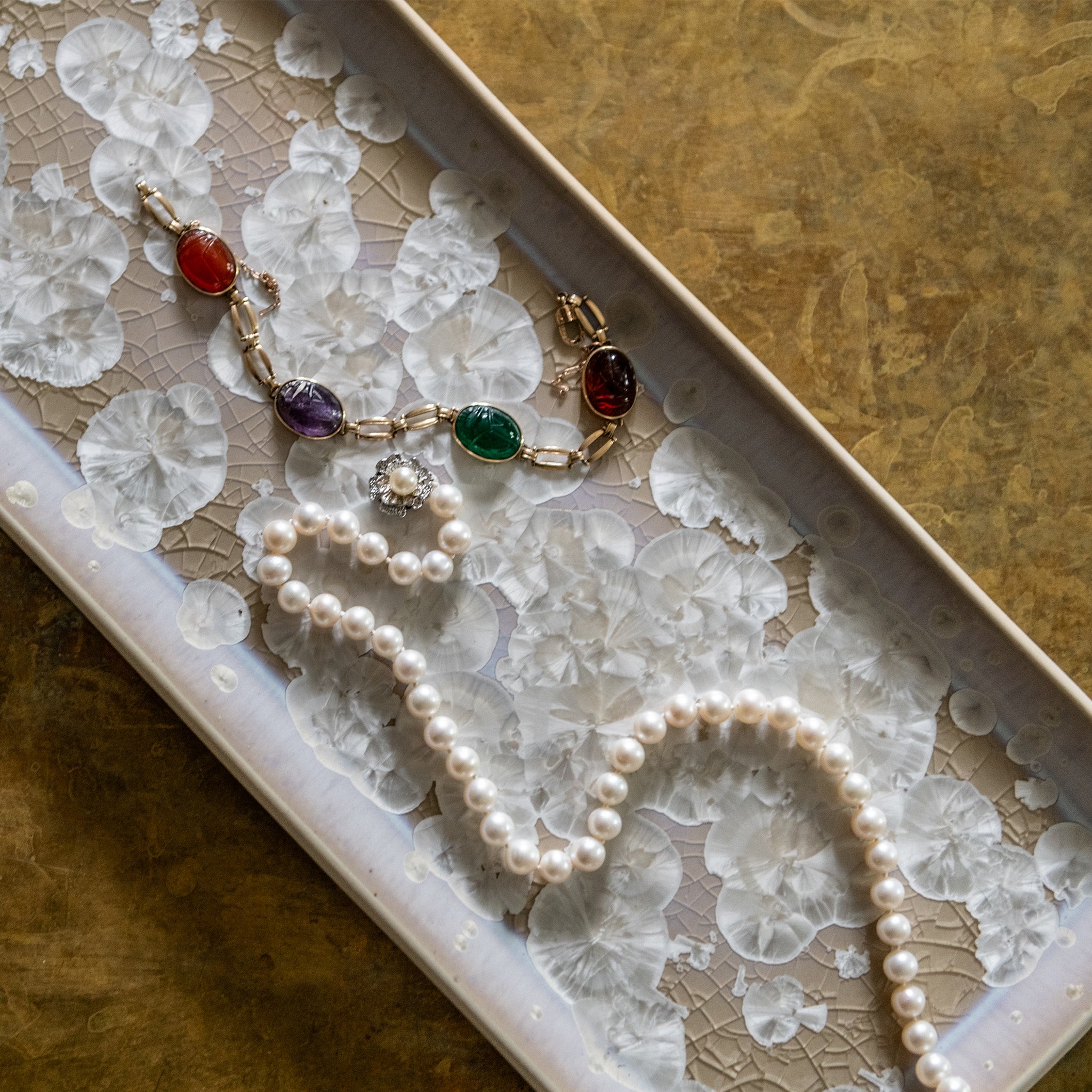 Simon Pearce Crystalline Rectangular Platter - Thumbnail 3