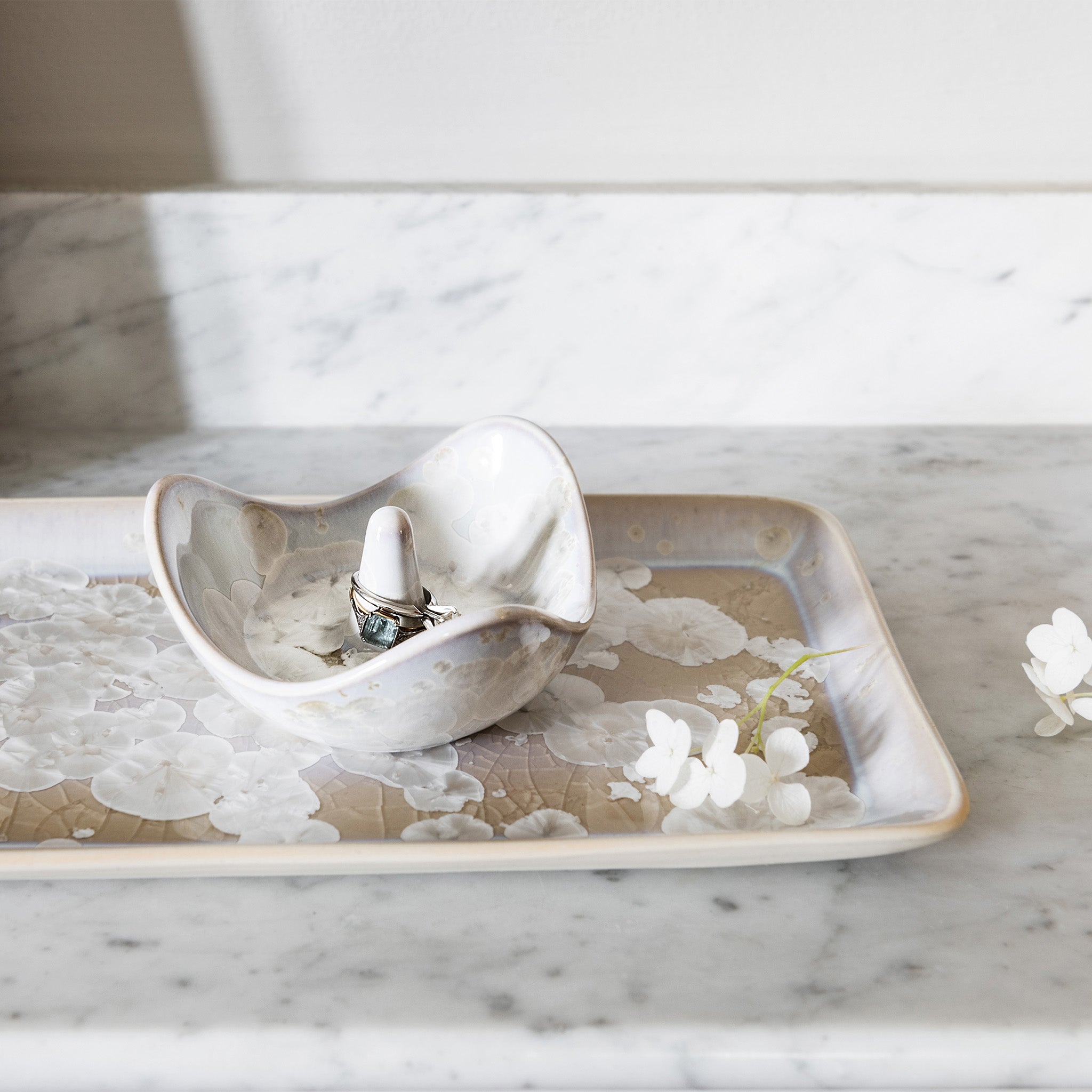 Simon Pearce Crystalline Rectangular Platter - Thumbnail 2