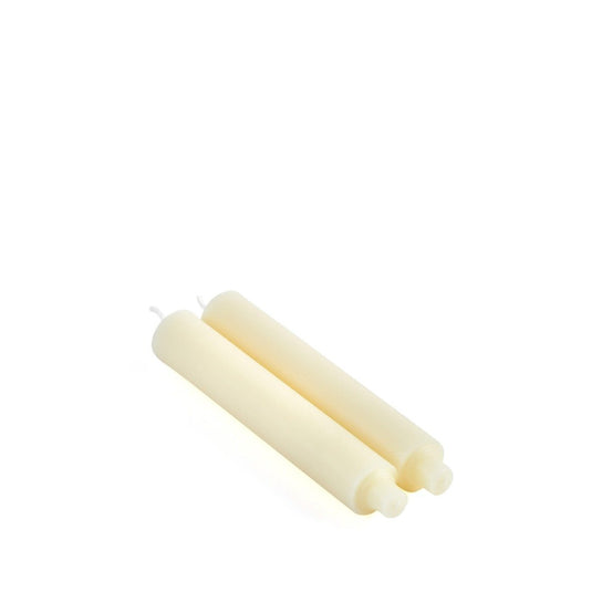 Column Taper Candle, 9ʺ, Set of 2 — Cream