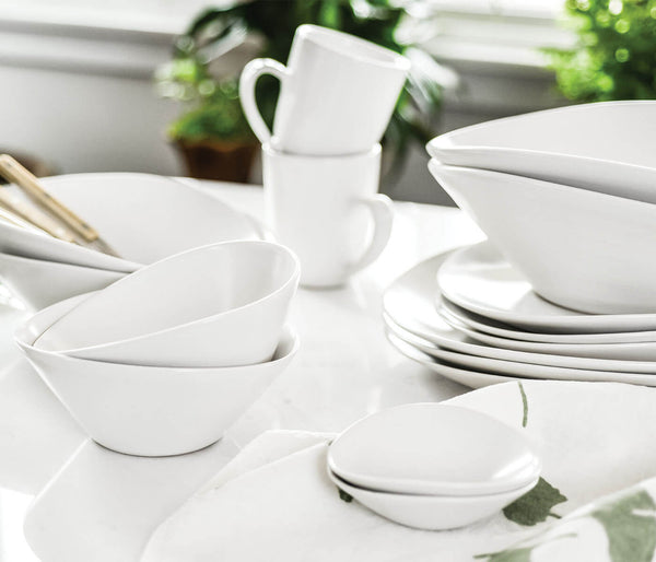 Barre Dinnerware — Alabaster view 2