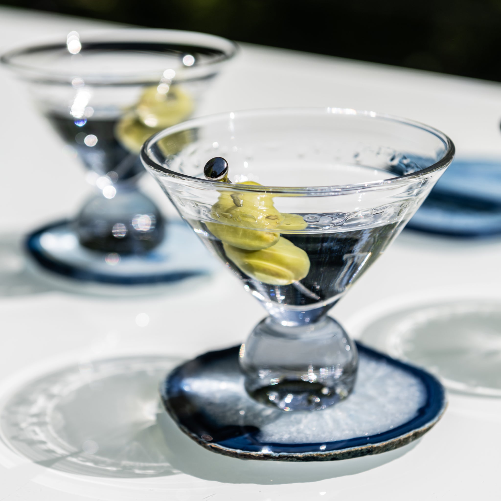 Simon Pearce Benson Martini Glass - Thumbnail 5