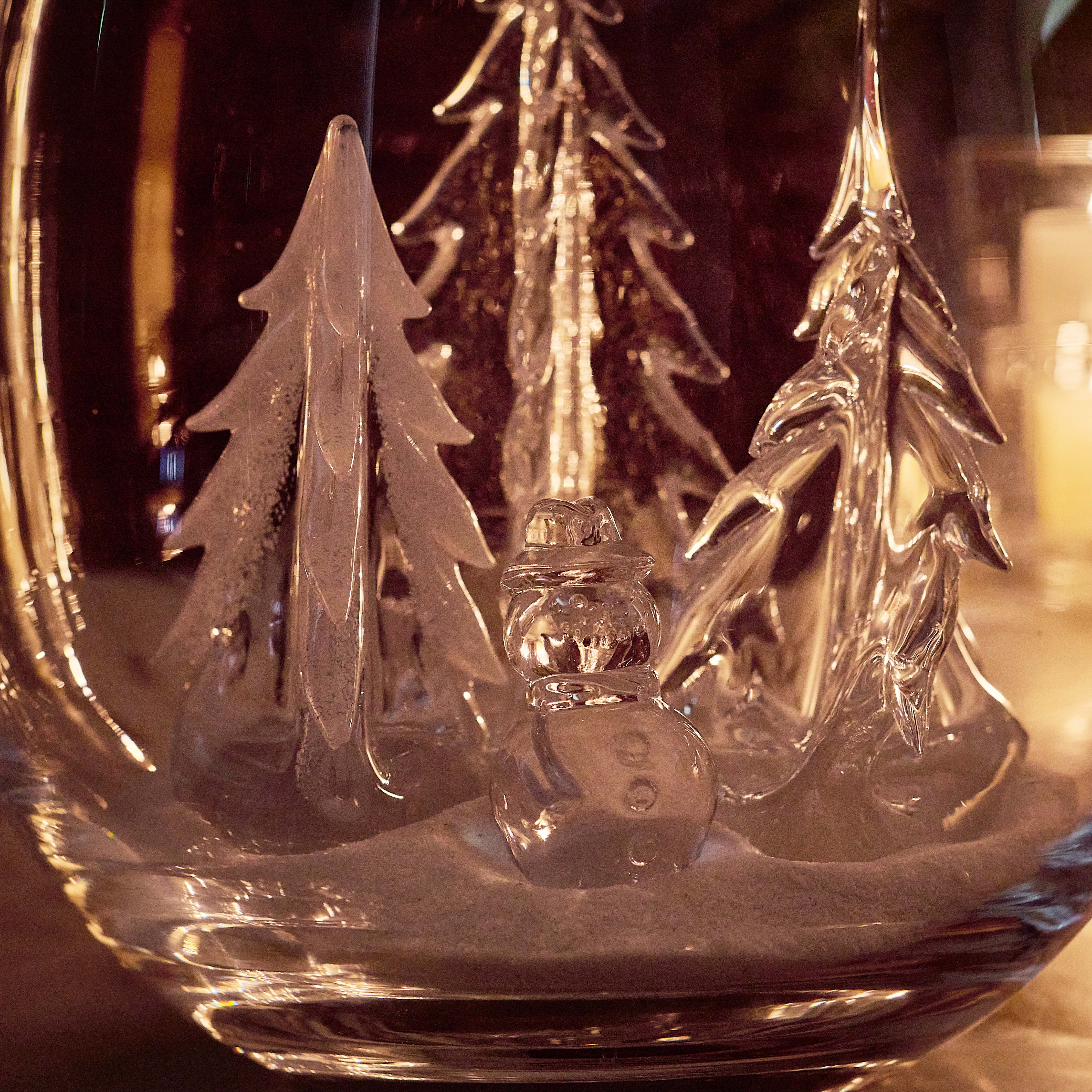 Simon Pearce Woodstock Snow Globe