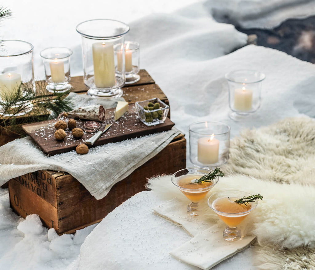 Live Edge Board + Glass Bowl Set — Black Walnut view 3