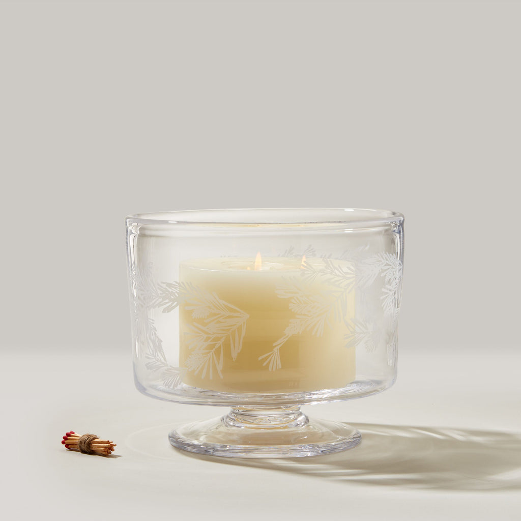 Engraved Pine Nantucket Low Hurricane in Gift Box view 2