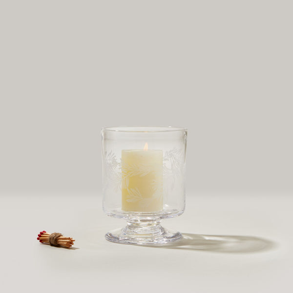 Engraved Pine Nantucket Hurricane in Gift Box - S view 2