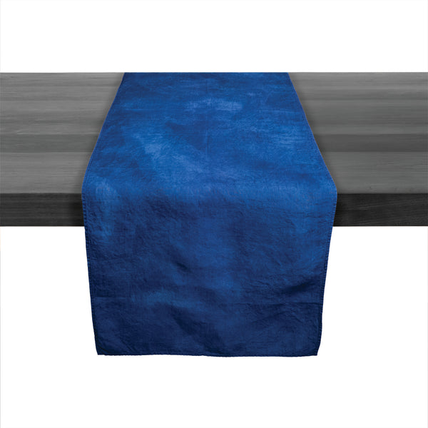 Indigo Linen Runner - 67 Inch view 1