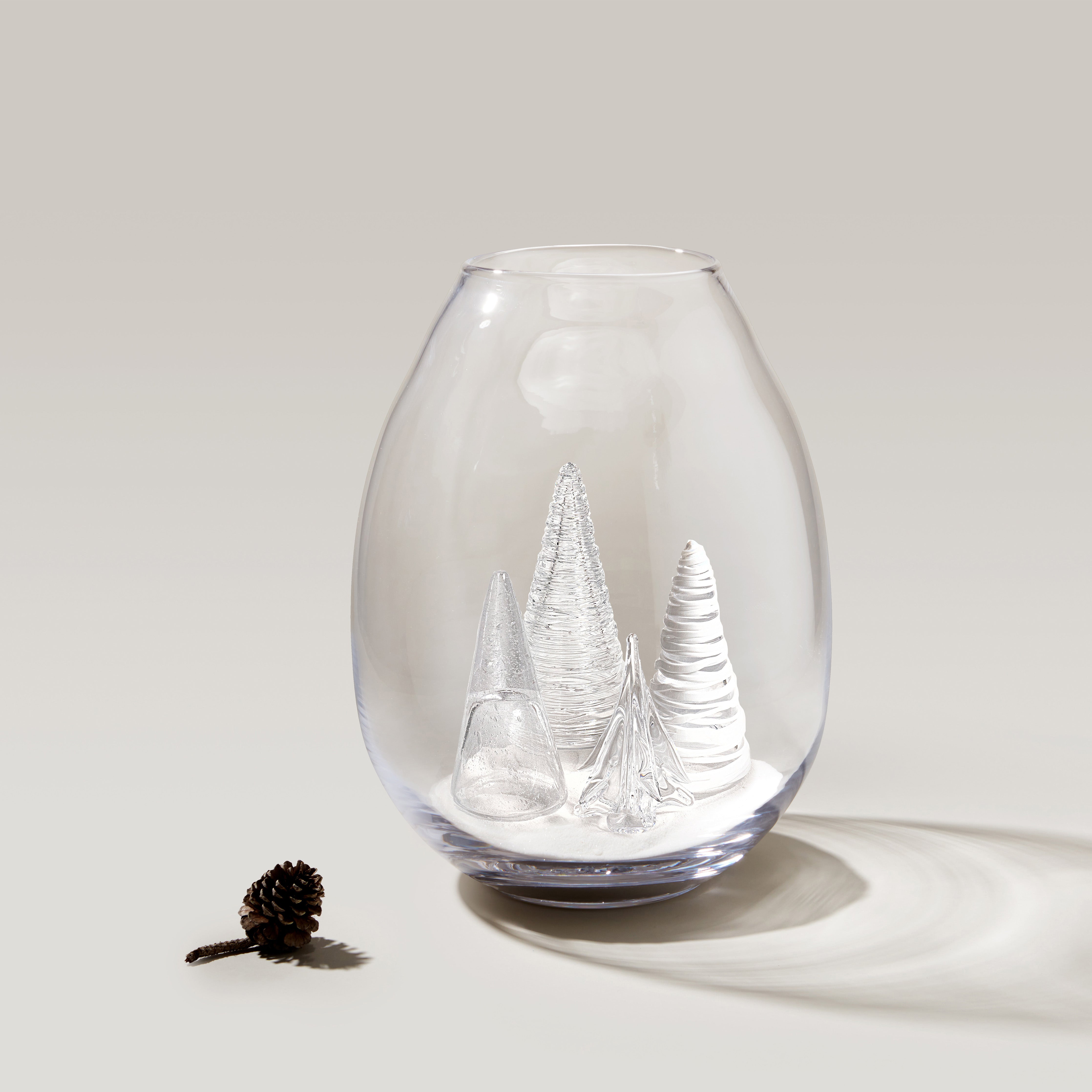 Simon Pearce Woodstock Snow Globe | Handblown Glass