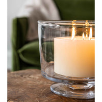 Pillar Candle, 6" x 4" — Ivory Three Wick view 4