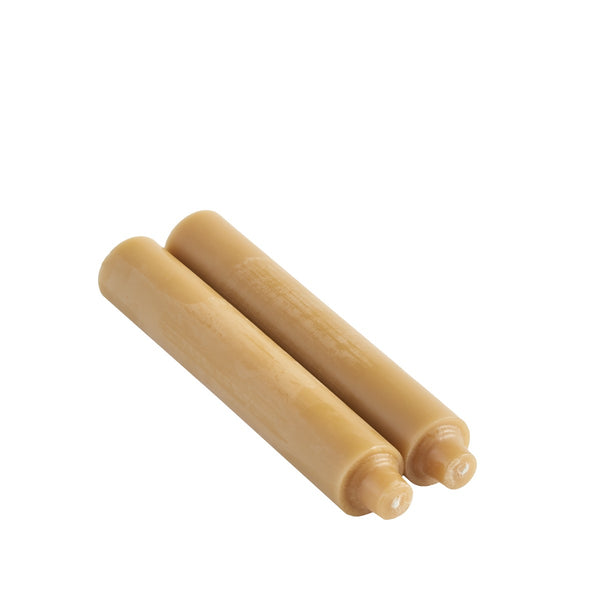 Column Taper Candle, 9 Inch, Set of 2 — Natural view 2