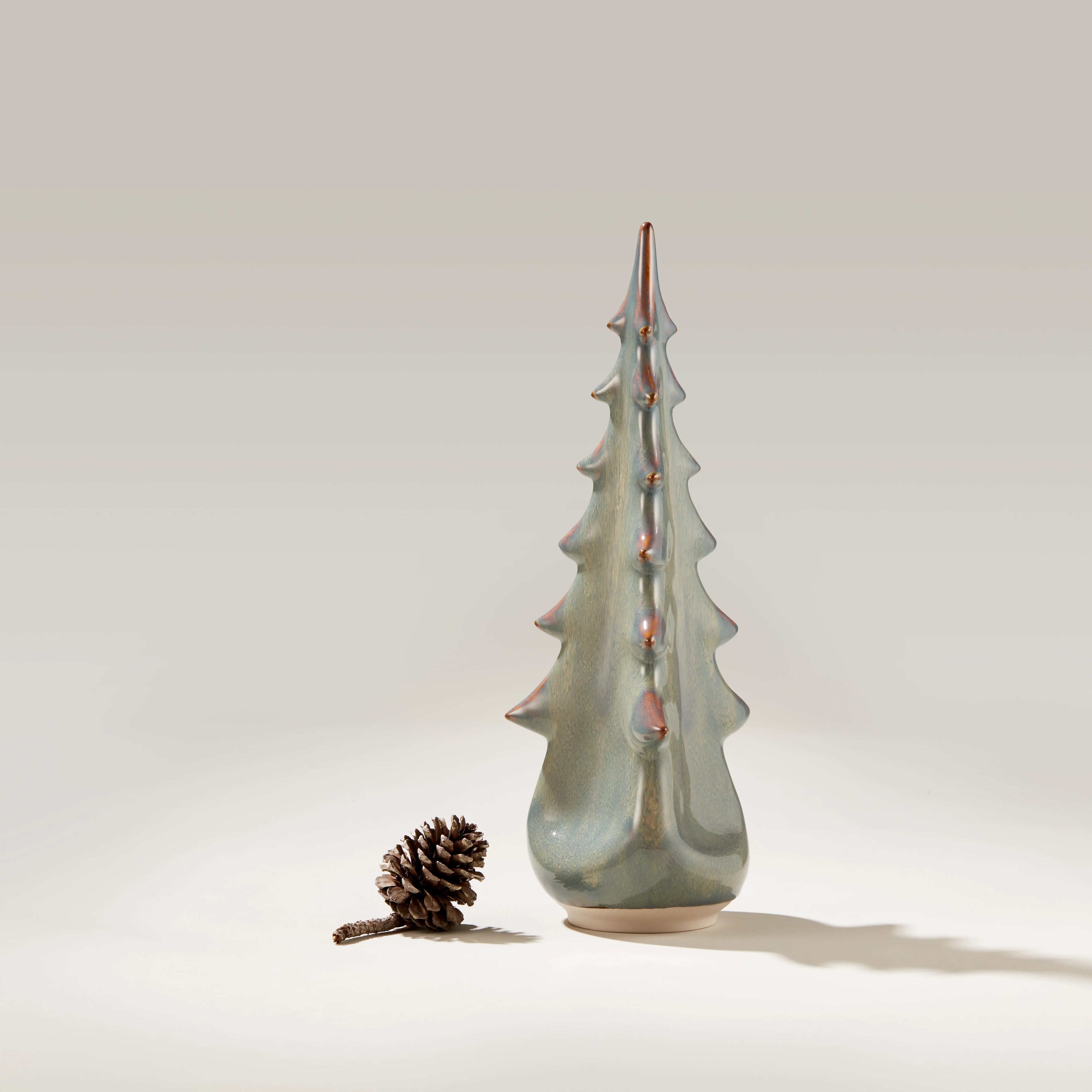 Simon Pearce Moss Glen Pottery Evergreen Tree