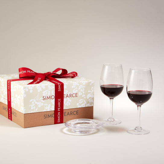 Woodstock Red Wine Glass & Coaster Gift Set ($225 Value) view 1