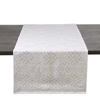 Scandinavian Runner, 60" —  White/Natural view 1