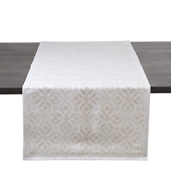 Scandinavian Runner, 60" —  White/Natural view 1