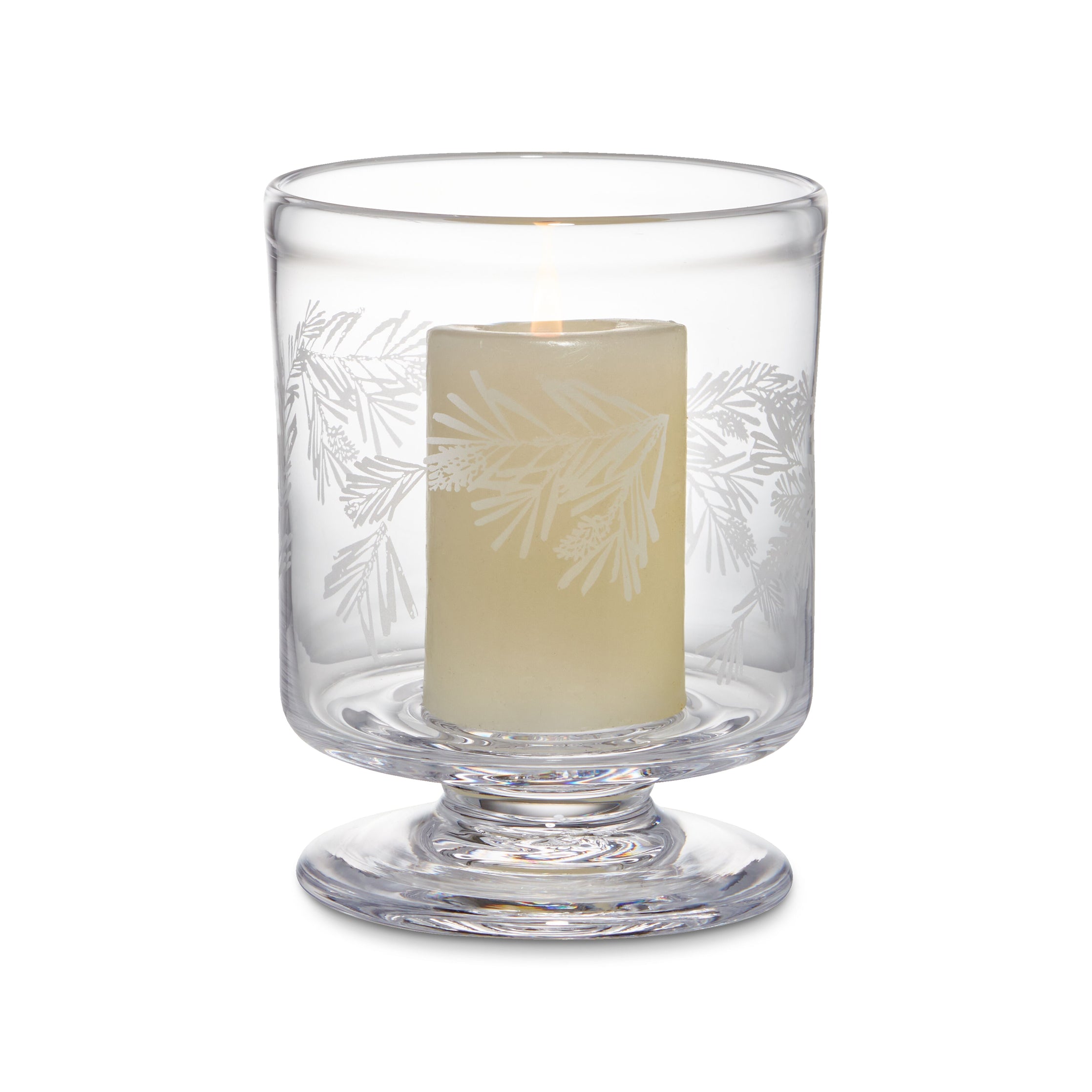 Engraved Pine Nantucket Hurricane - Thumbnail 3