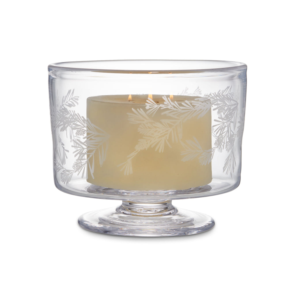 Engraved Pine Nantucket Low Hurricane in Gift Box view 1