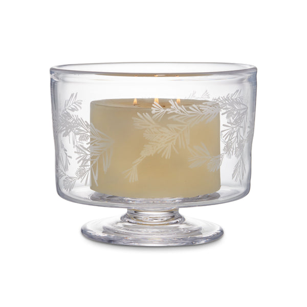 Engraved Pine Nantucket Low Hurricane in Gift Box view 1