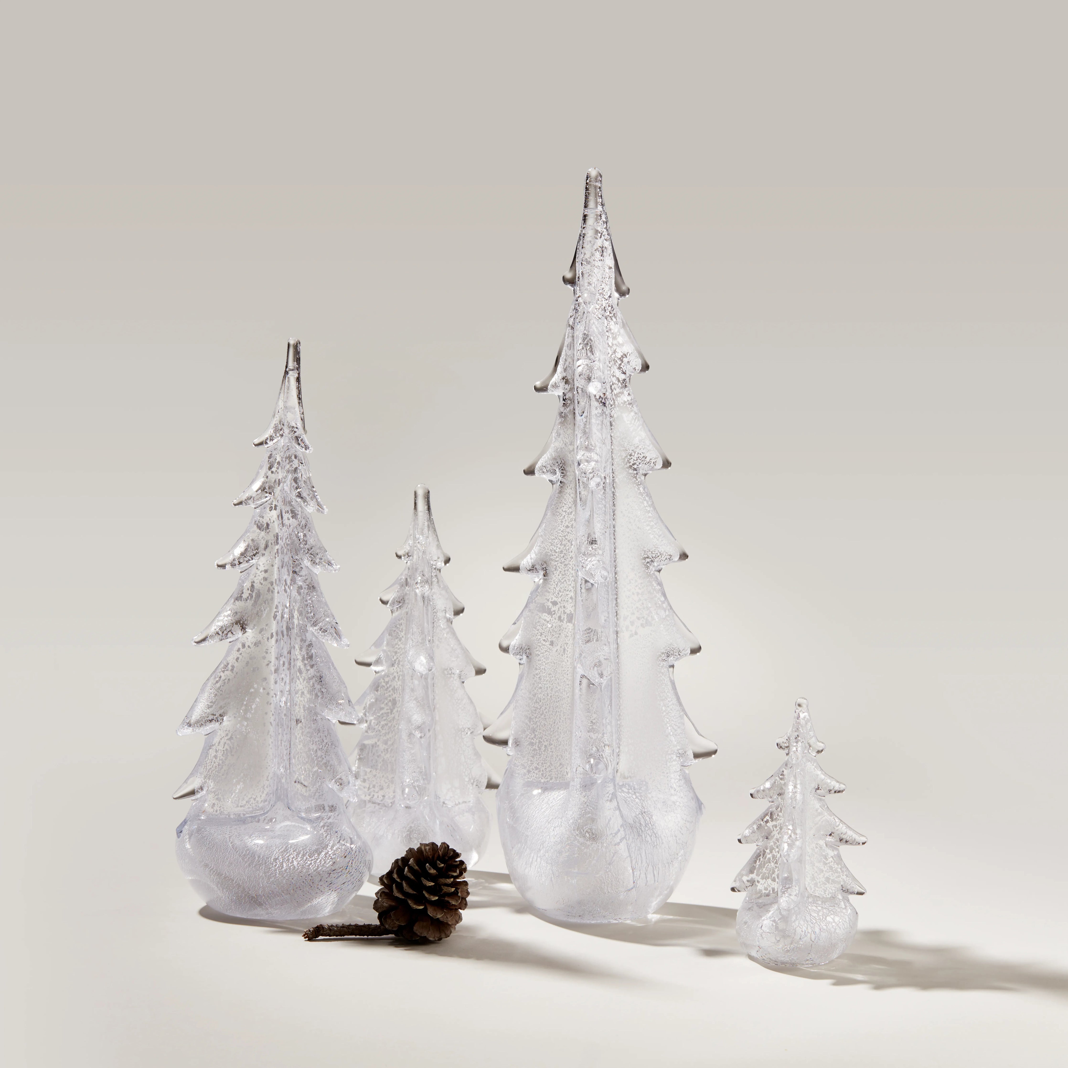 Simon Pearce Silver Leaf Evergreen - Thumbnail 5